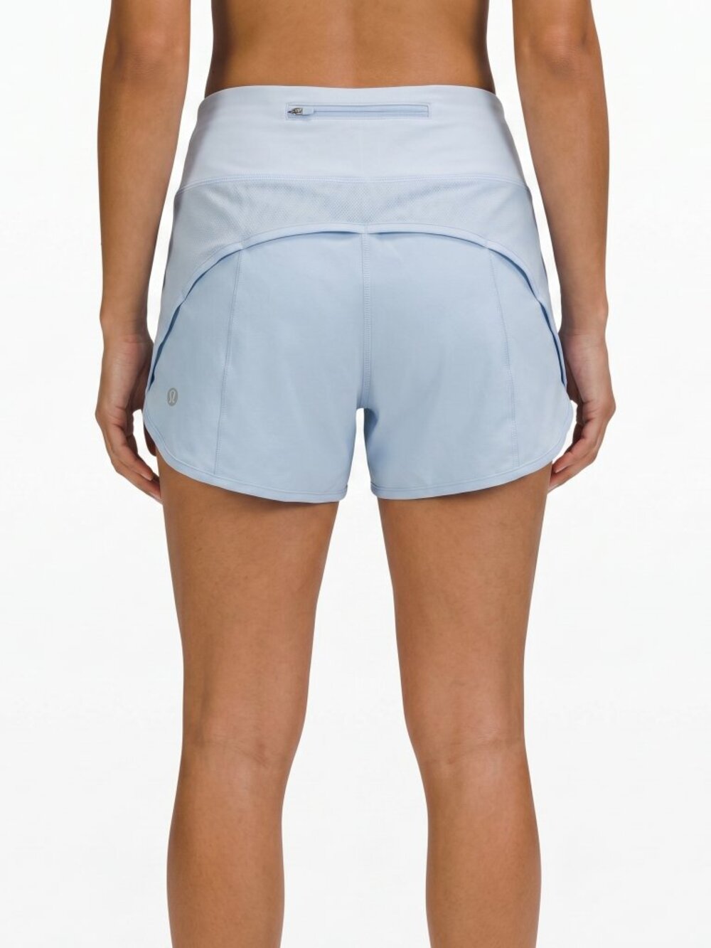 *Lululemon Speed Up High-Rise Lined Short 4" Pastel Blue